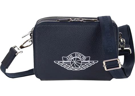 jordan x dior handtaschen|Dior x Jordan Wings Messenger Bag Navy .